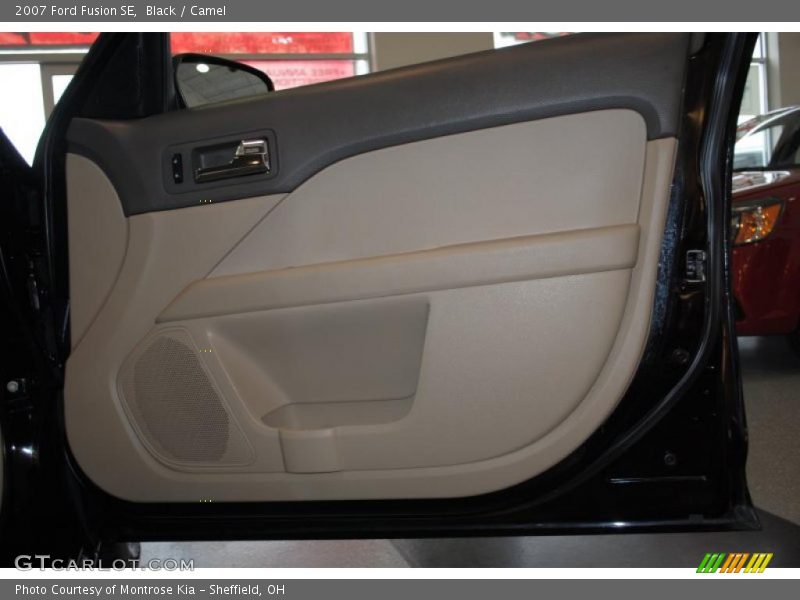 Black / Camel 2007 Ford Fusion SE