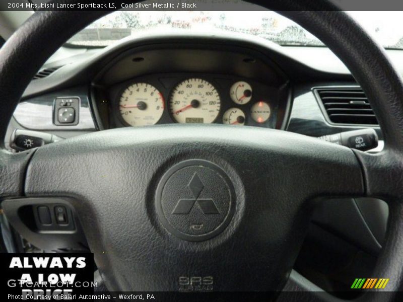 Cool Silver Metallic / Black 2004 Mitsubishi Lancer Sportback LS
