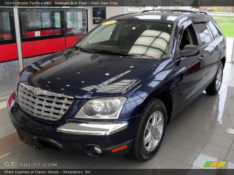 Midnight Blue Pearl / Dark Slate Gray 2004 Chrysler Pacifica AWD