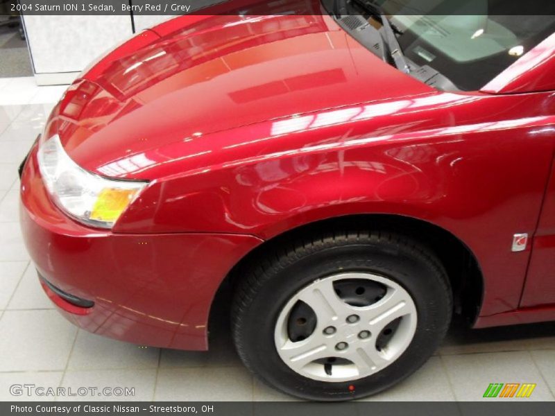 Berry Red / Grey 2004 Saturn ION 1 Sedan