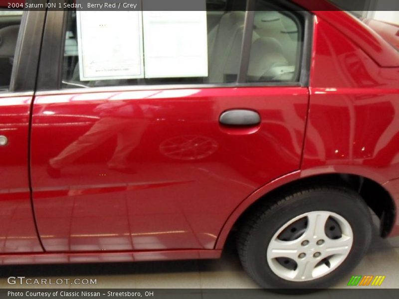 Berry Red / Grey 2004 Saturn ION 1 Sedan