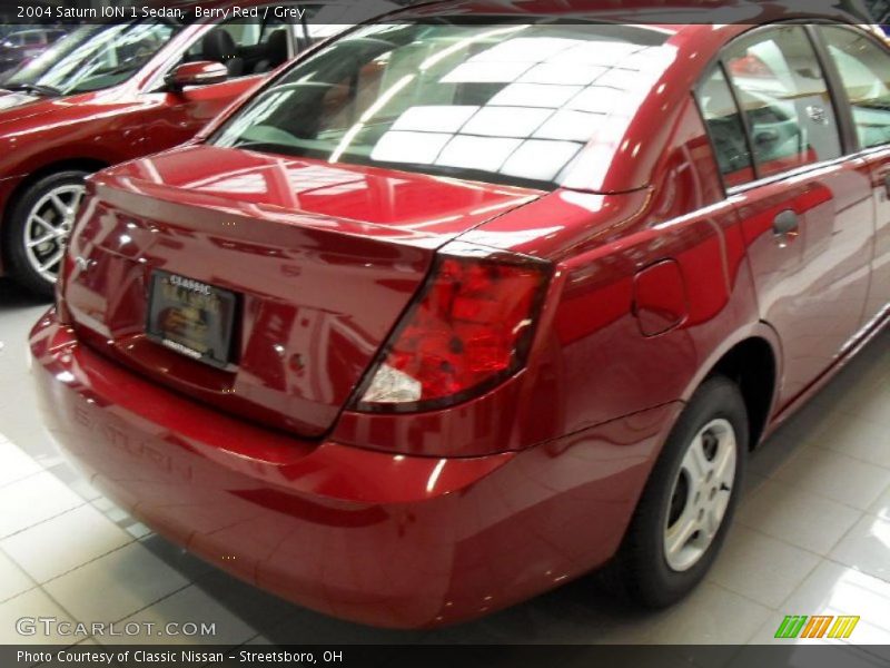 Berry Red / Grey 2004 Saturn ION 1 Sedan