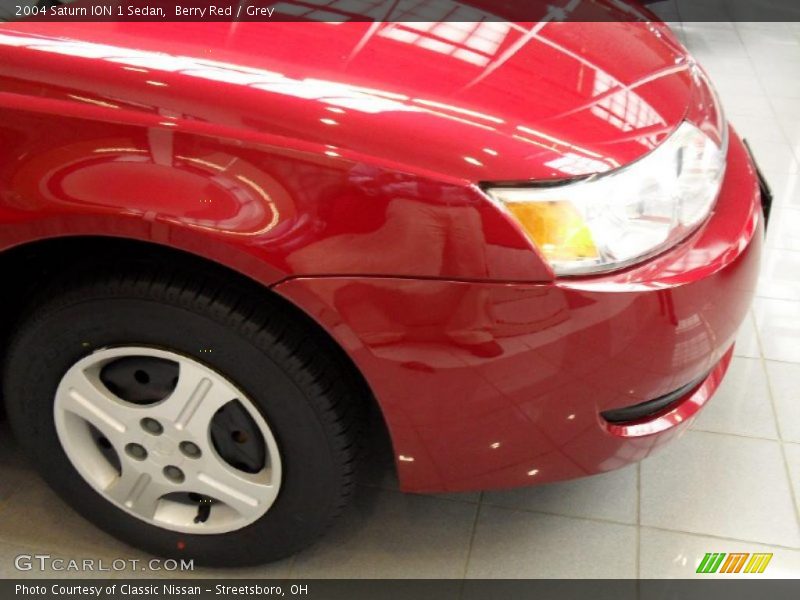 Berry Red / Grey 2004 Saturn ION 1 Sedan