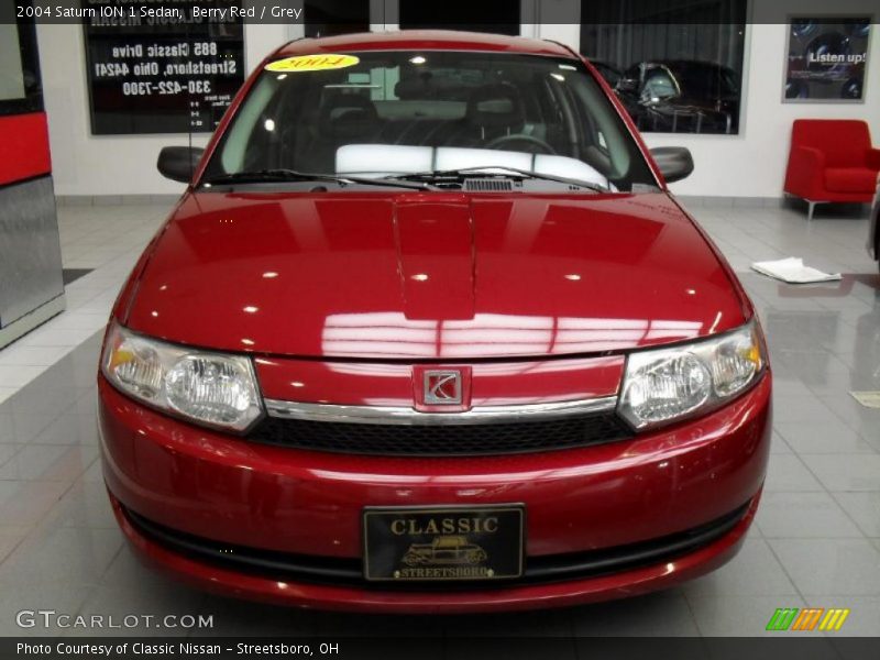 Berry Red / Grey 2004 Saturn ION 1 Sedan