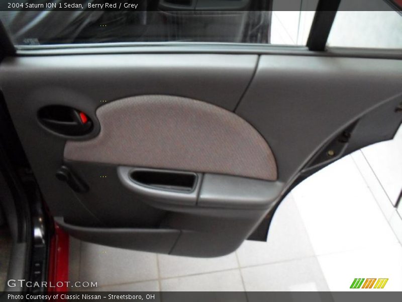 Berry Red / Grey 2004 Saturn ION 1 Sedan