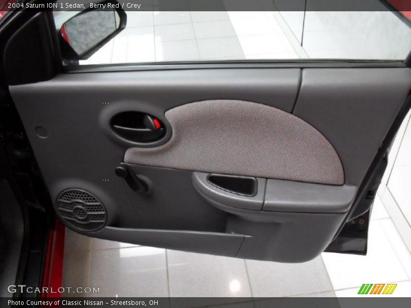 Berry Red / Grey 2004 Saturn ION 1 Sedan