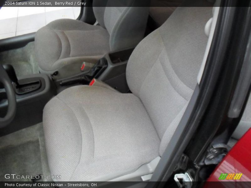 Berry Red / Grey 2004 Saturn ION 1 Sedan