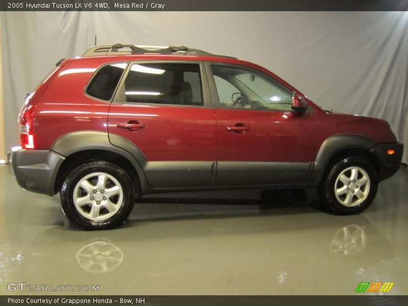 Mesa Red / Gray 2005 Hyundai Tucson LX V6 4WD