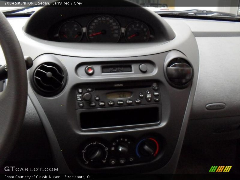 Berry Red / Grey 2004 Saturn ION 1 Sedan