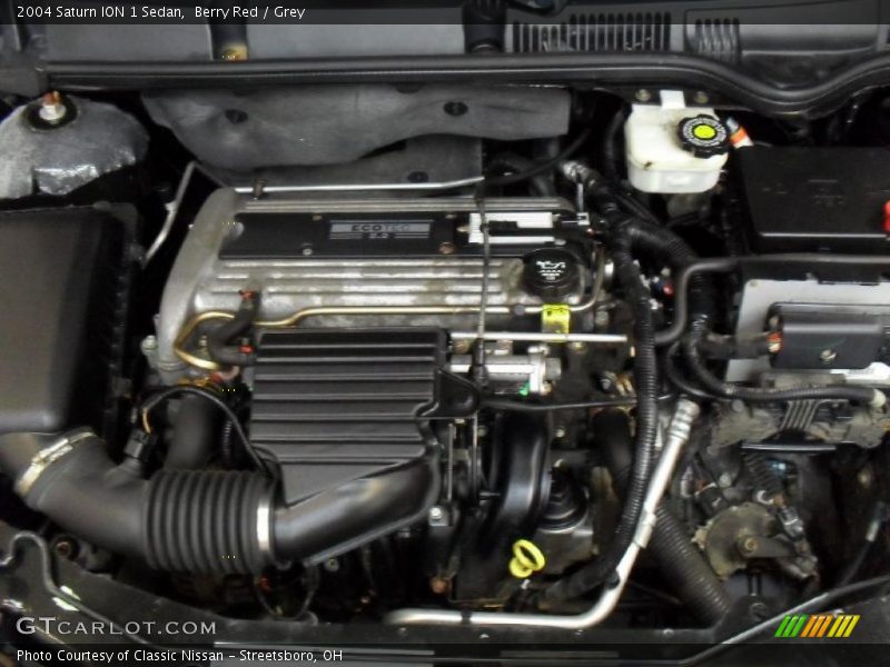 Berry Red / Grey 2004 Saturn ION 1 Sedan