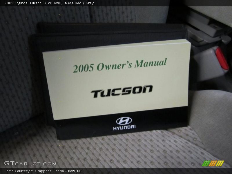 Mesa Red / Gray 2005 Hyundai Tucson LX V6 4WD