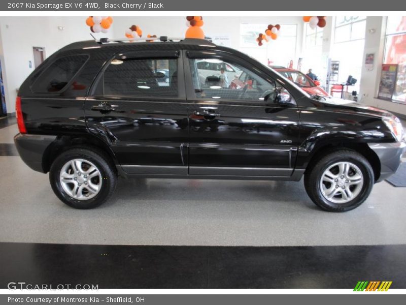 Black Cherry / Black 2007 Kia Sportage EX V6 4WD