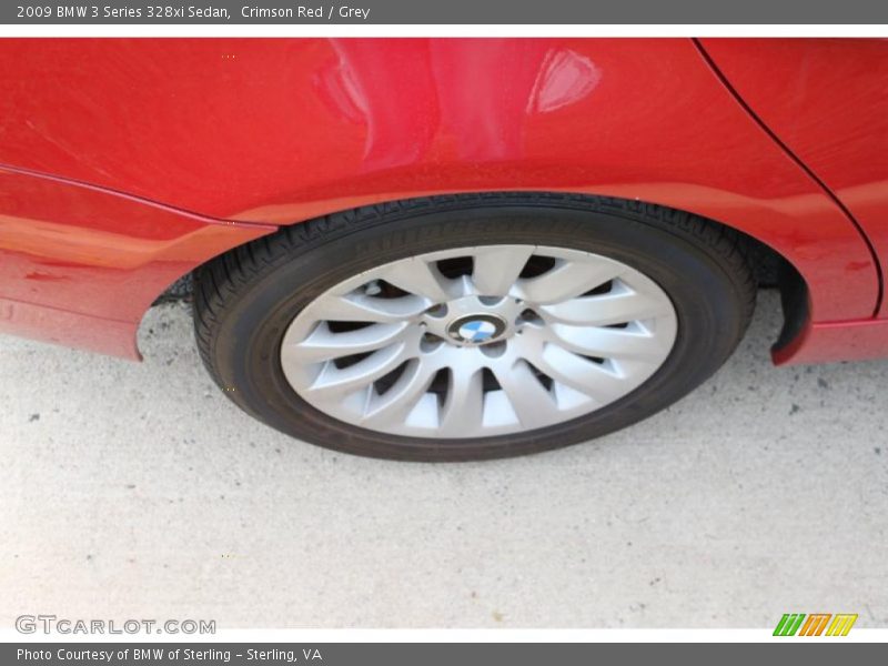 Crimson Red / Grey 2009 BMW 3 Series 328xi Sedan