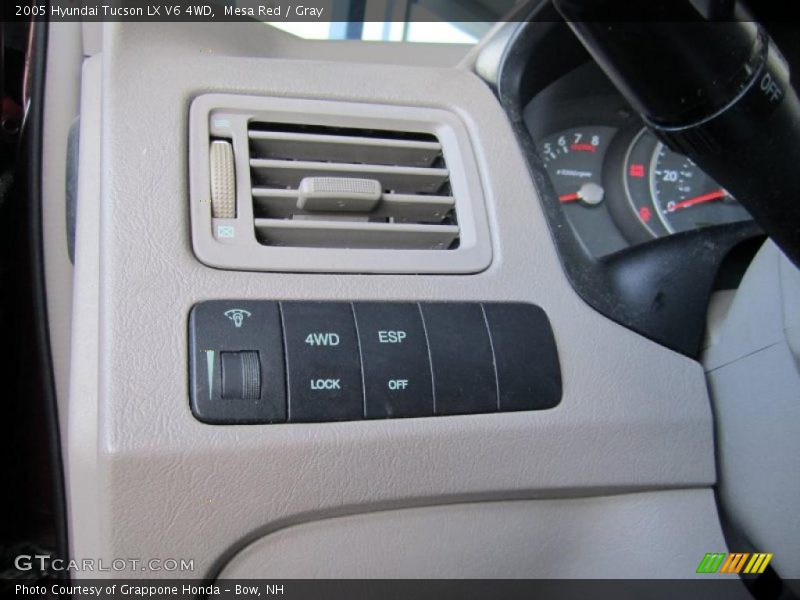 Mesa Red / Gray 2005 Hyundai Tucson LX V6 4WD