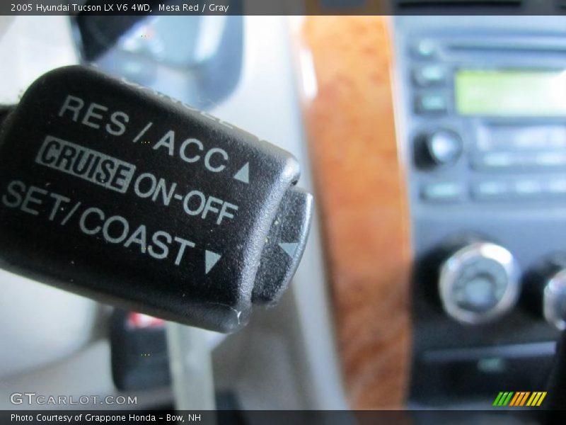 Mesa Red / Gray 2005 Hyundai Tucson LX V6 4WD