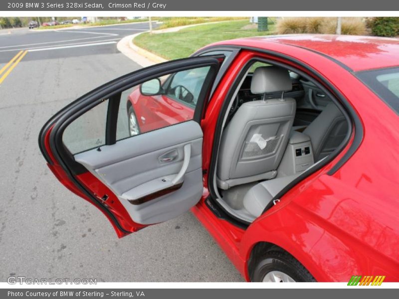 Crimson Red / Grey 2009 BMW 3 Series 328xi Sedan