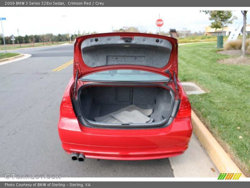 Crimson Red / Grey 2009 BMW 3 Series 328xi Sedan