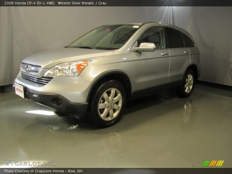Whistler Silver Metallic / Gray 2008 Honda CR-V EX-L 4WD