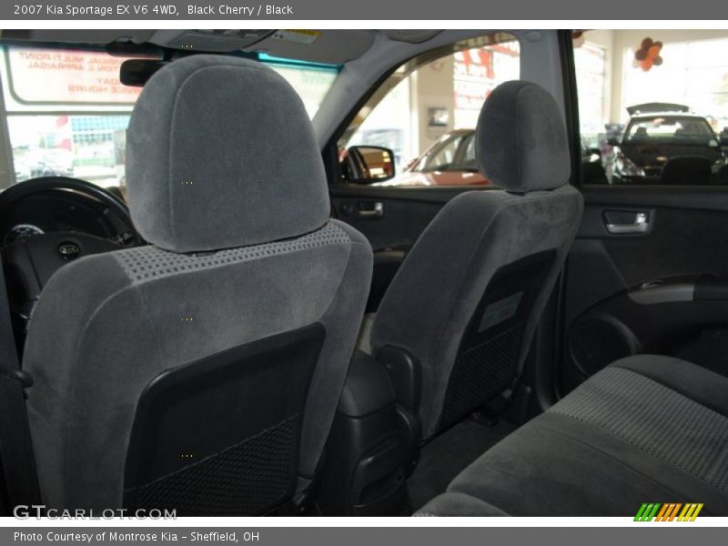 Black Cherry / Black 2007 Kia Sportage EX V6 4WD
