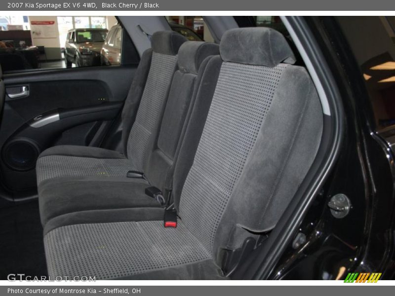 Black Cherry / Black 2007 Kia Sportage EX V6 4WD