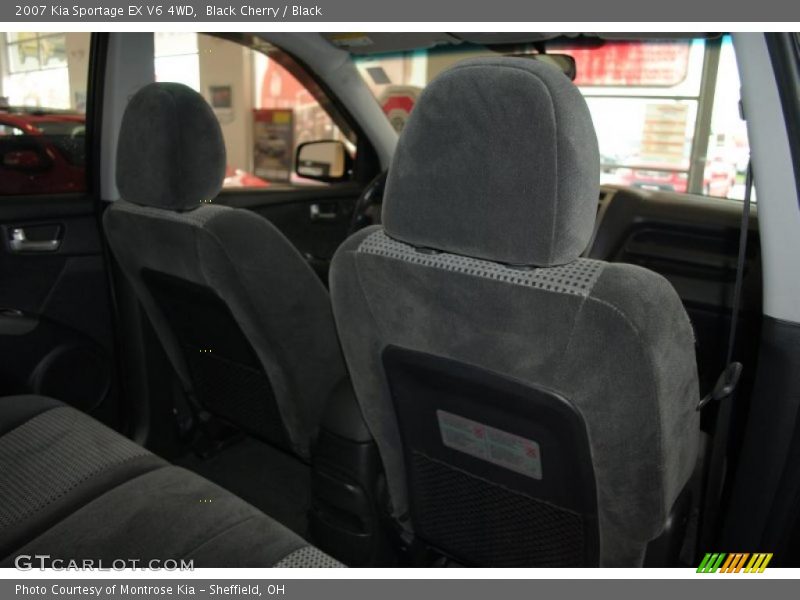 Black Cherry / Black 2007 Kia Sportage EX V6 4WD