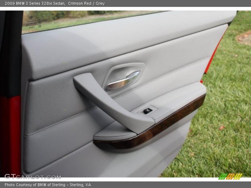Crimson Red / Grey 2009 BMW 3 Series 328xi Sedan