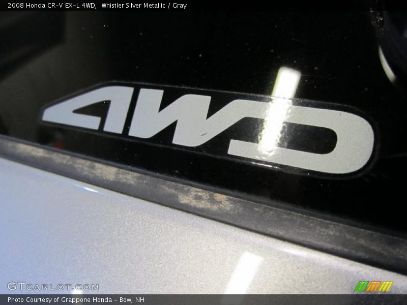 Whistler Silver Metallic / Gray 2008 Honda CR-V EX-L 4WD