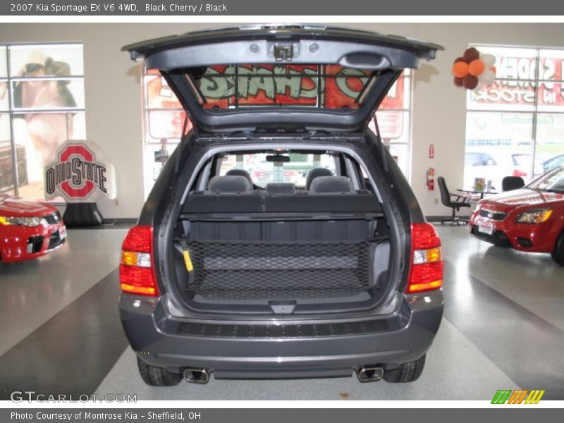 Black Cherry / Black 2007 Kia Sportage EX V6 4WD
