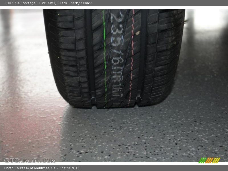 Black Cherry / Black 2007 Kia Sportage EX V6 4WD