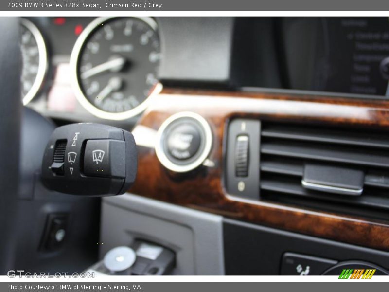 Crimson Red / Grey 2009 BMW 3 Series 328xi Sedan