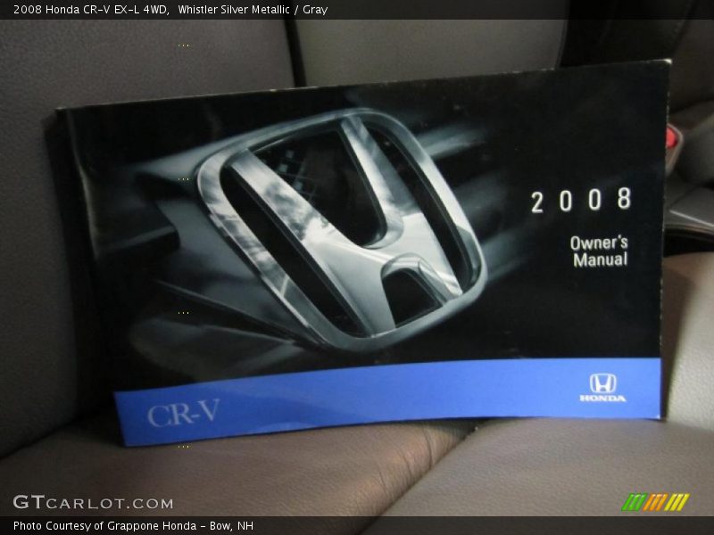 Whistler Silver Metallic / Gray 2008 Honda CR-V EX-L 4WD