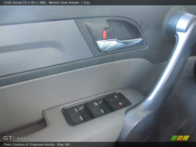 Whistler Silver Metallic / Gray 2008 Honda CR-V EX-L 4WD
