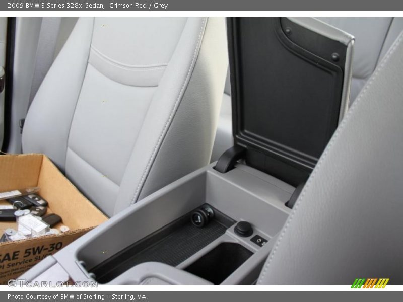 Crimson Red / Grey 2009 BMW 3 Series 328xi Sedan