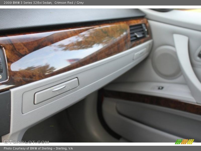 Crimson Red / Grey 2009 BMW 3 Series 328xi Sedan