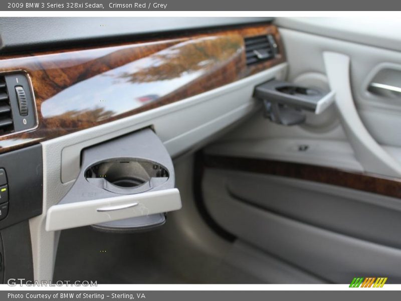 Crimson Red / Grey 2009 BMW 3 Series 328xi Sedan