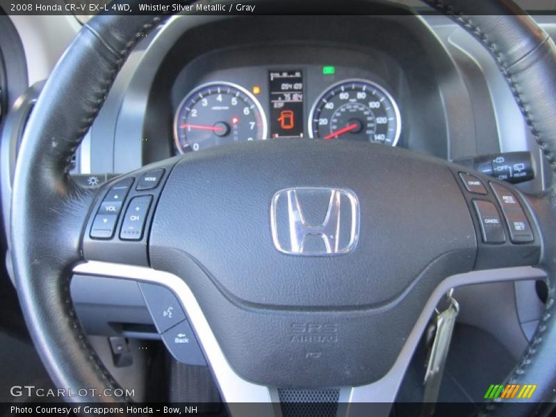 Whistler Silver Metallic / Gray 2008 Honda CR-V EX-L 4WD