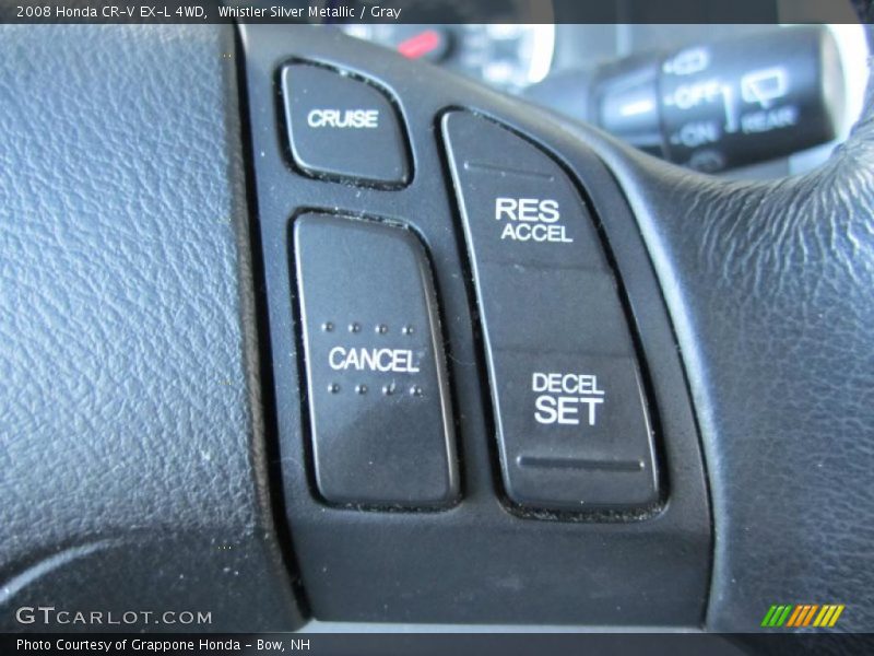 Whistler Silver Metallic / Gray 2008 Honda CR-V EX-L 4WD