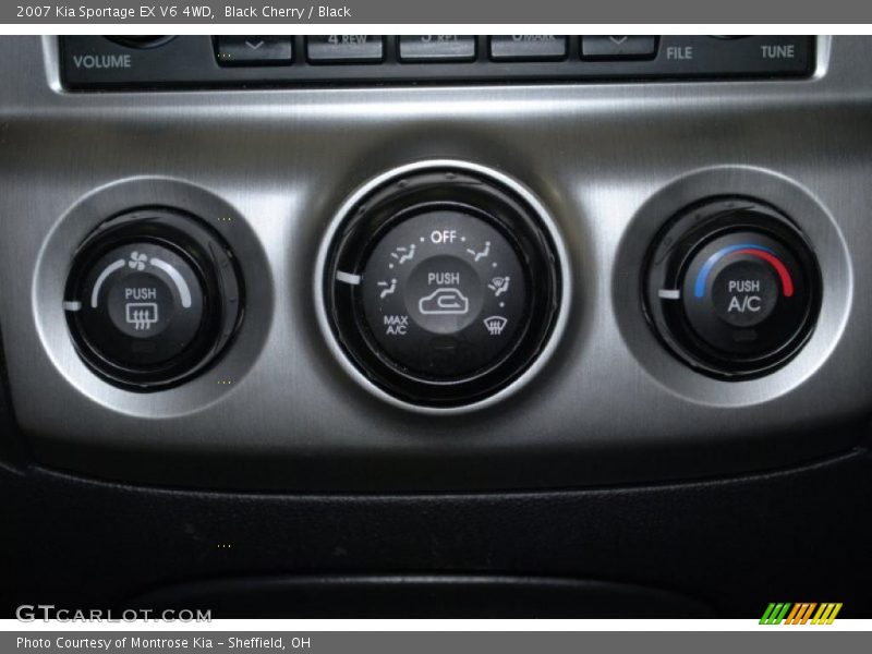 Black Cherry / Black 2007 Kia Sportage EX V6 4WD