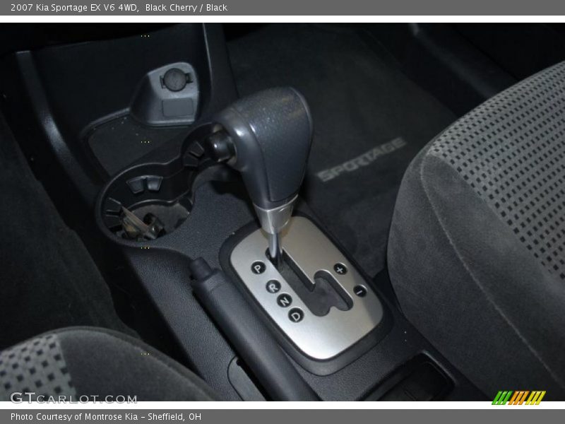 Black Cherry / Black 2007 Kia Sportage EX V6 4WD