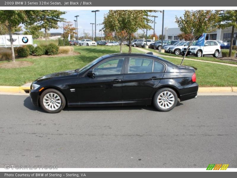 Jet Black / Black 2009 BMW 3 Series 328xi Sedan