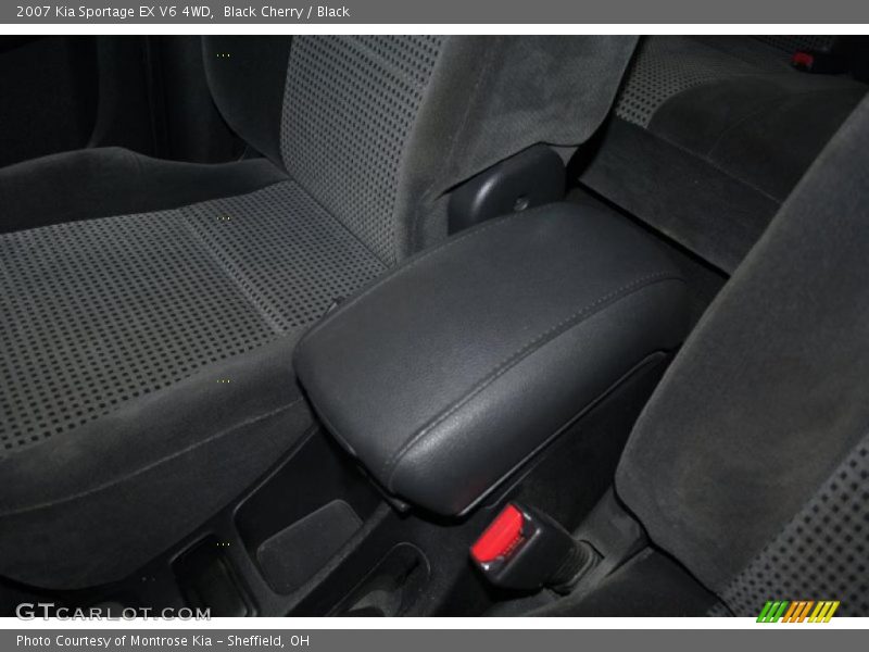 Black Cherry / Black 2007 Kia Sportage EX V6 4WD