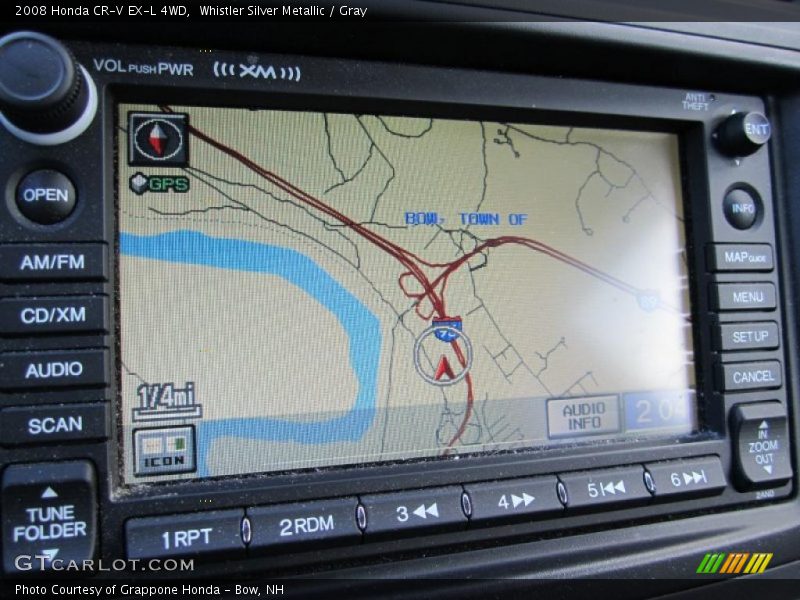 Whistler Silver Metallic / Gray 2008 Honda CR-V EX-L 4WD