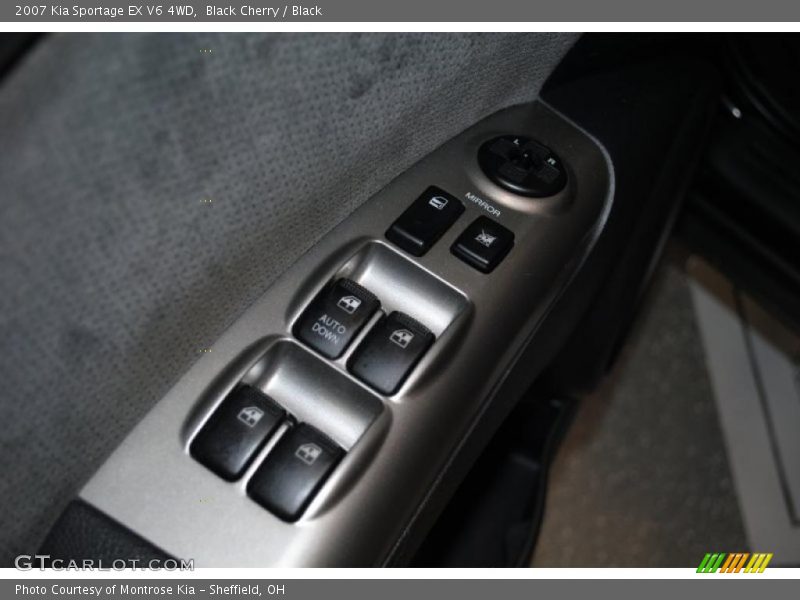 Black Cherry / Black 2007 Kia Sportage EX V6 4WD
