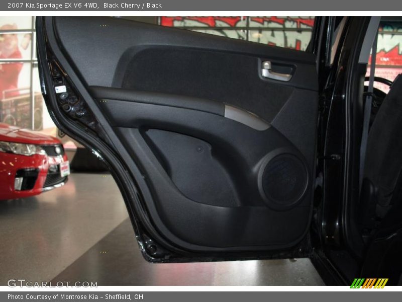 Black Cherry / Black 2007 Kia Sportage EX V6 4WD