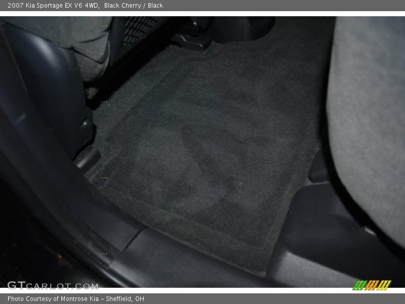 Black Cherry / Black 2007 Kia Sportage EX V6 4WD
