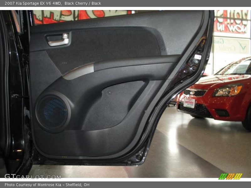 Black Cherry / Black 2007 Kia Sportage EX V6 4WD