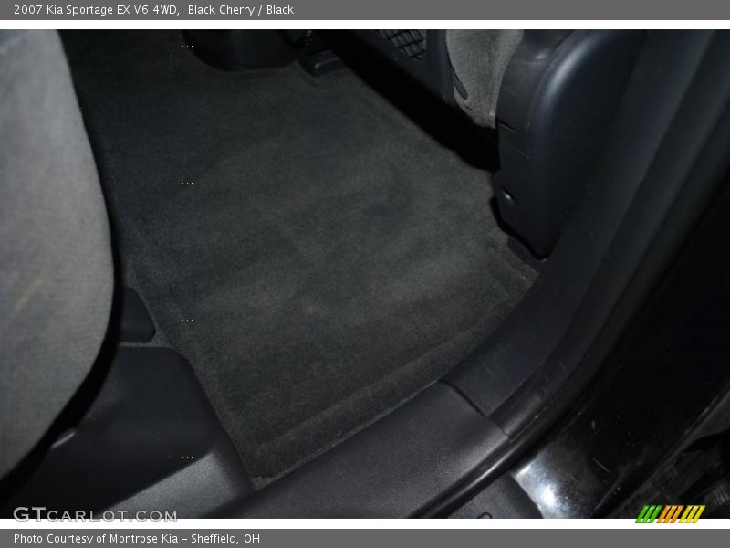 Black Cherry / Black 2007 Kia Sportage EX V6 4WD