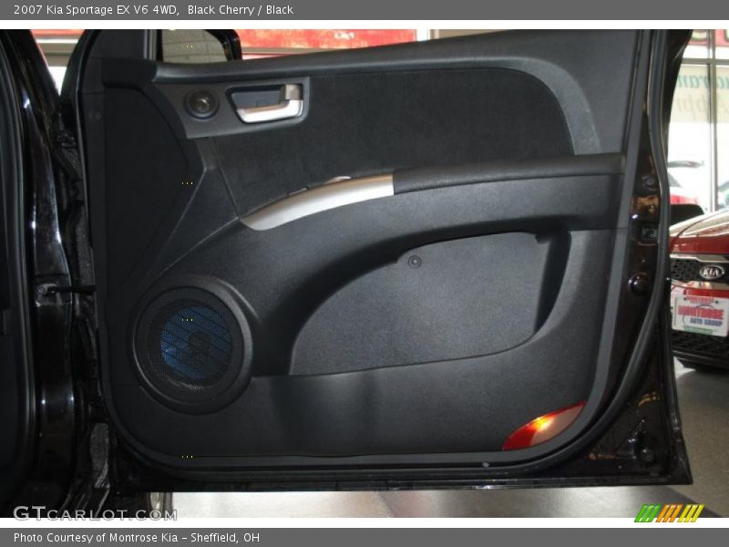 Black Cherry / Black 2007 Kia Sportage EX V6 4WD