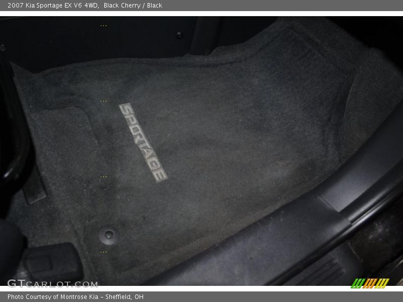 Black Cherry / Black 2007 Kia Sportage EX V6 4WD