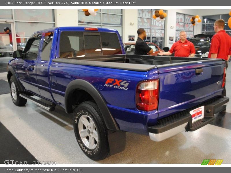 Sonic Blue Metallic / Medium Dark Flint 2004 Ford Ranger FX4 SuperCab 4x4